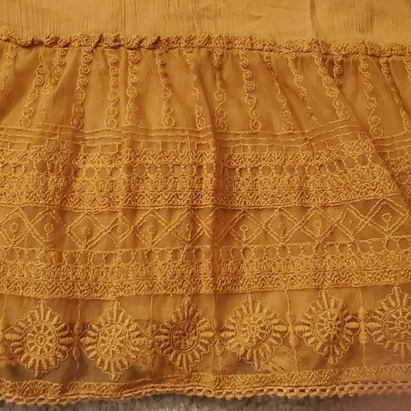 Anthropologie Staring At Stars Lace Trim Cami Tank Top - XS - Picture 3 of 11